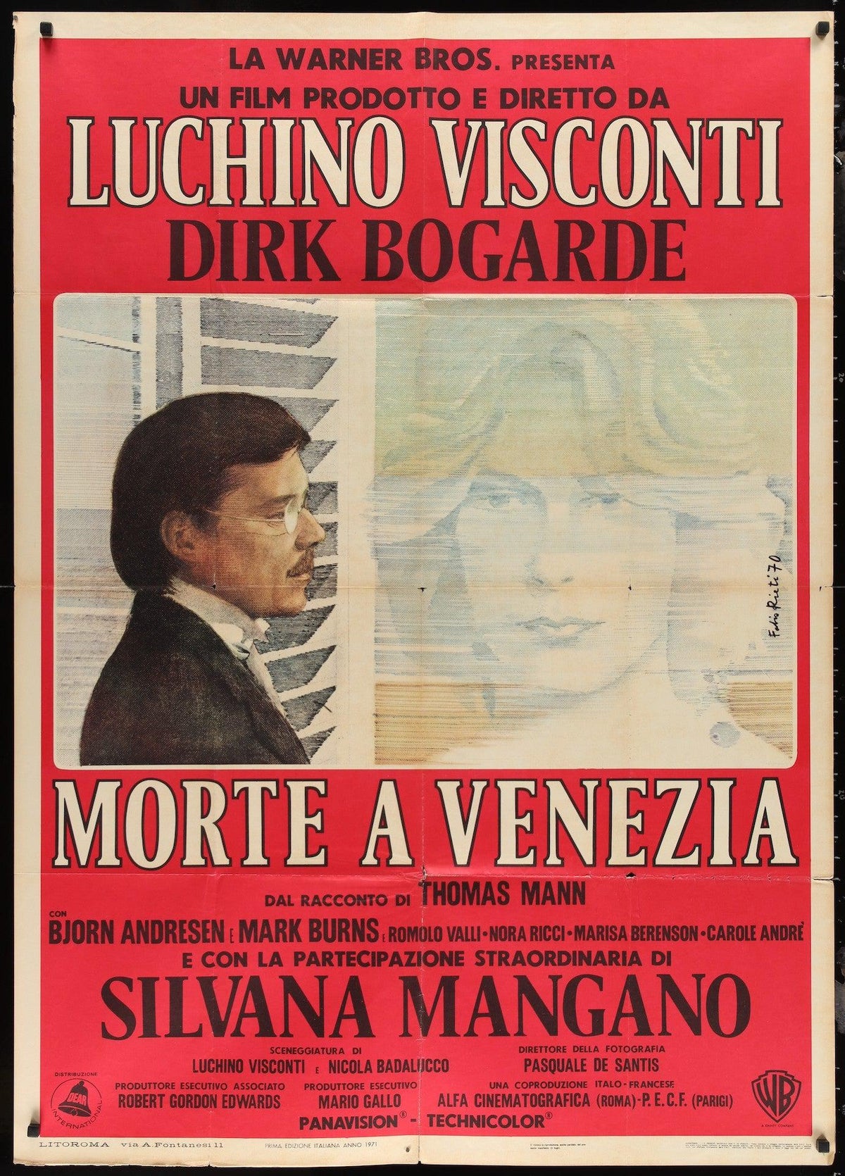 Death in Venice Original Vintage Movie Poster