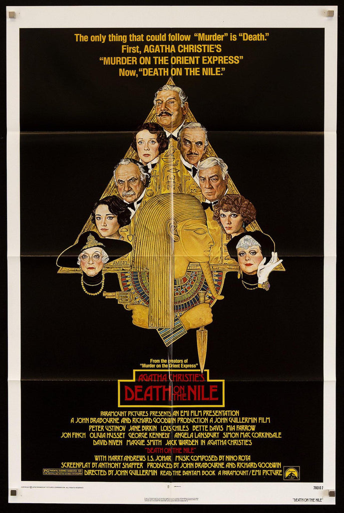 Death on the Nile 1 Sheet (27x41) Original Vintage Movie Poster