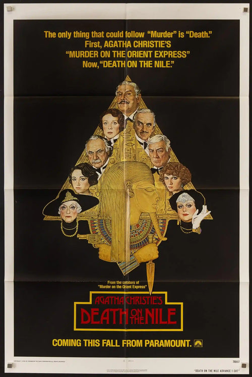 Death on the Nile Original Vintage Movie Poster