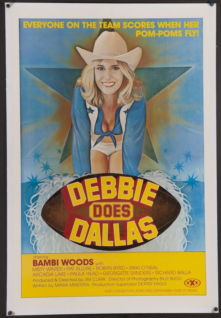 Debbie Does Dallas Original Vintage Movie Poster