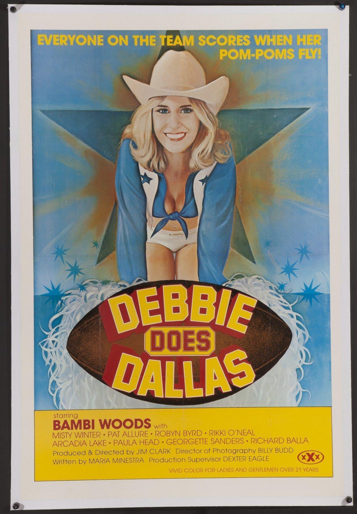 Debbie Does Dallas Original Vintage Movie Poster