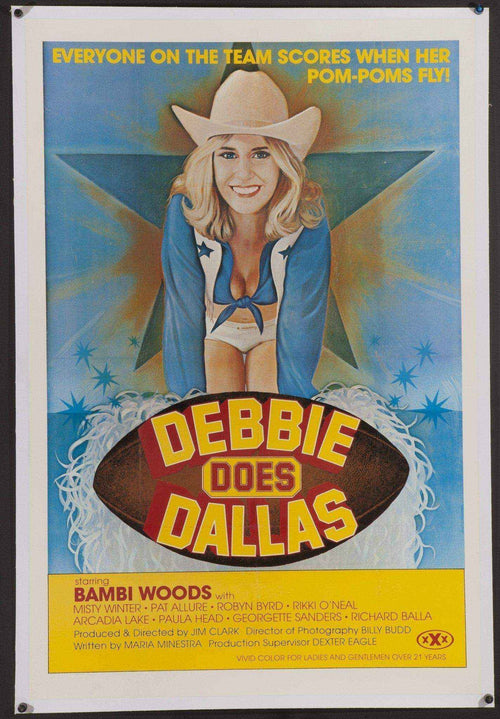Debbie Does Dallas Original Vintage Movie Poster