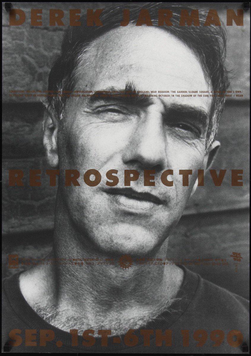 Derek Jarman retrospective Original Vintage Movie Poster
