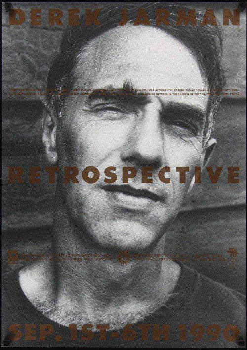 Derek Jarman retrospective Original Vintage Movie Poster