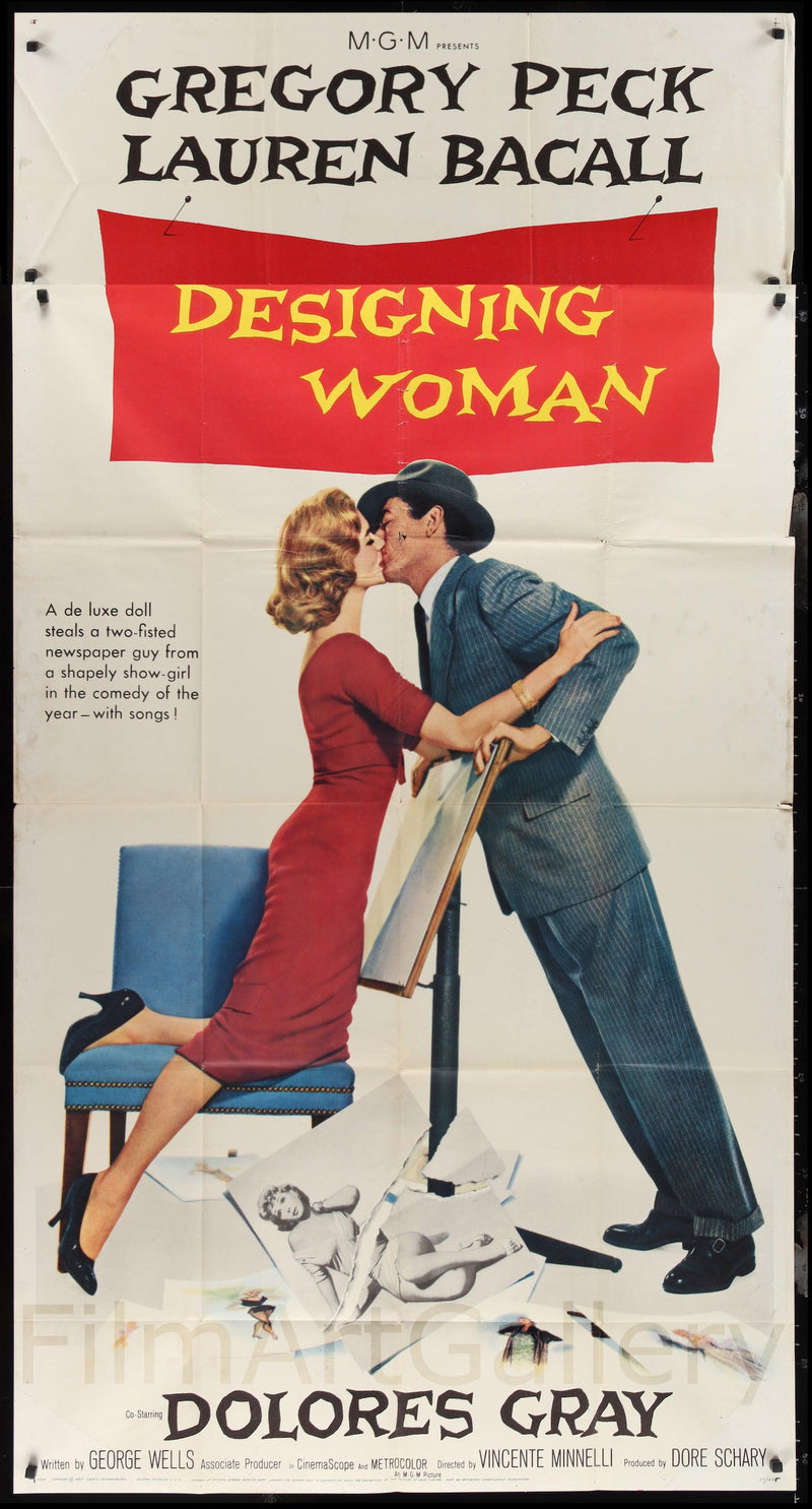Designing Woman 3 Sheet (41x81) Original Vintage Movie Poster