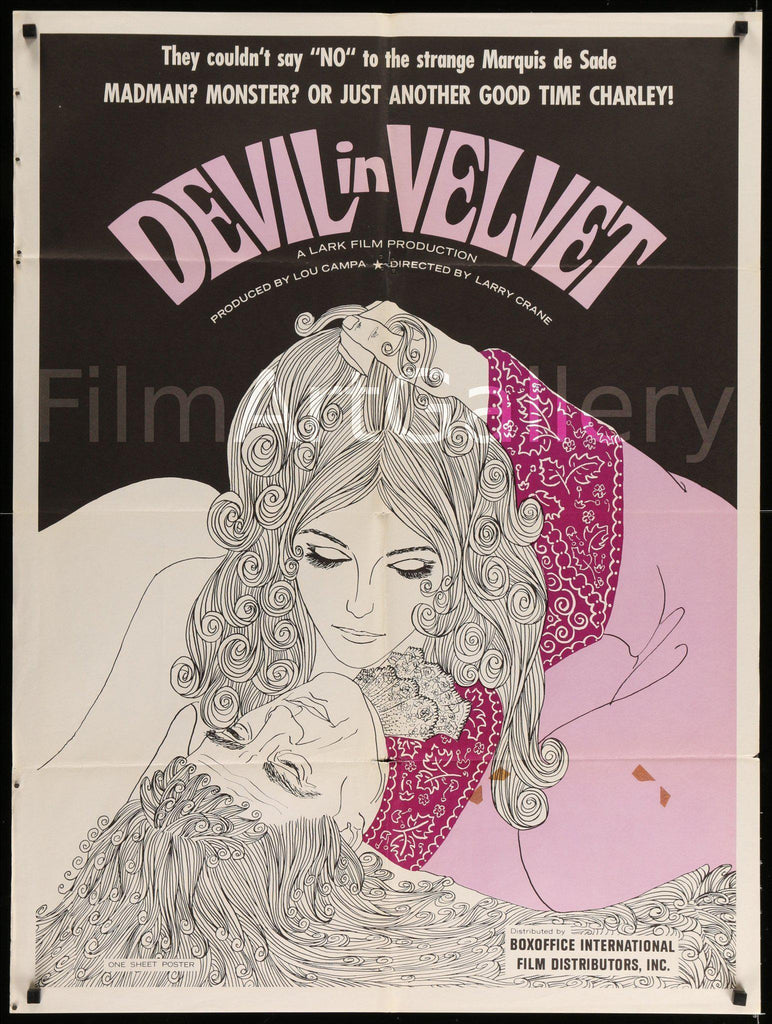 Devil In Velvet Original Vintage Movie Poster