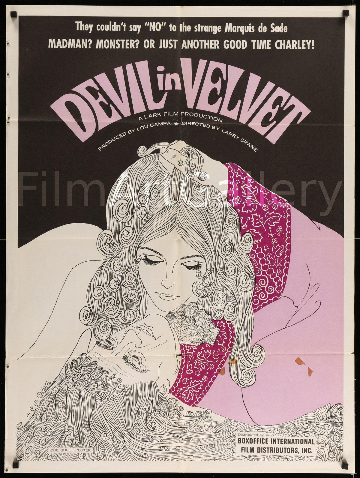 Devil In Velvet Original Vintage Movie Poster