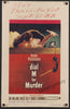 Dial M For Murder Window Card (14x22) Original Vintage Movie Poster