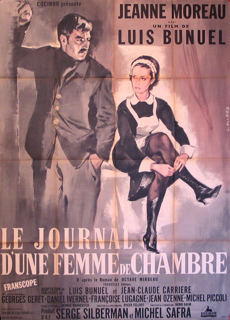 Diary of a Chambermaid French 1 panel (47x63) Original Vintage Movie Poster