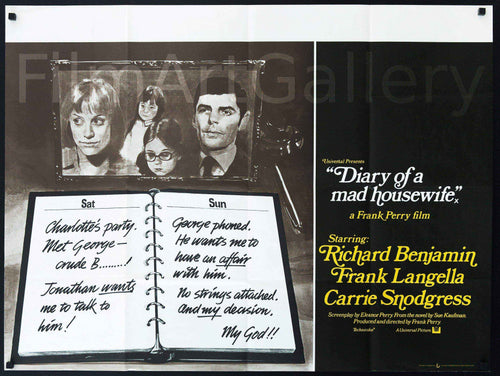 Diary of a Mad Housewife Original Vintage Movie Poster
