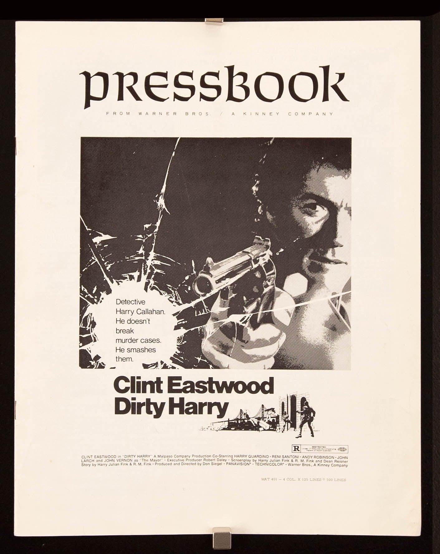 Dirty Harry Original Vintage Movie Poster