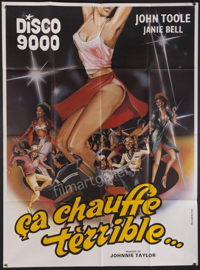 Disco 9000 (Black Disco) French 1 panel (47x63) Original Vintage Movie Poster