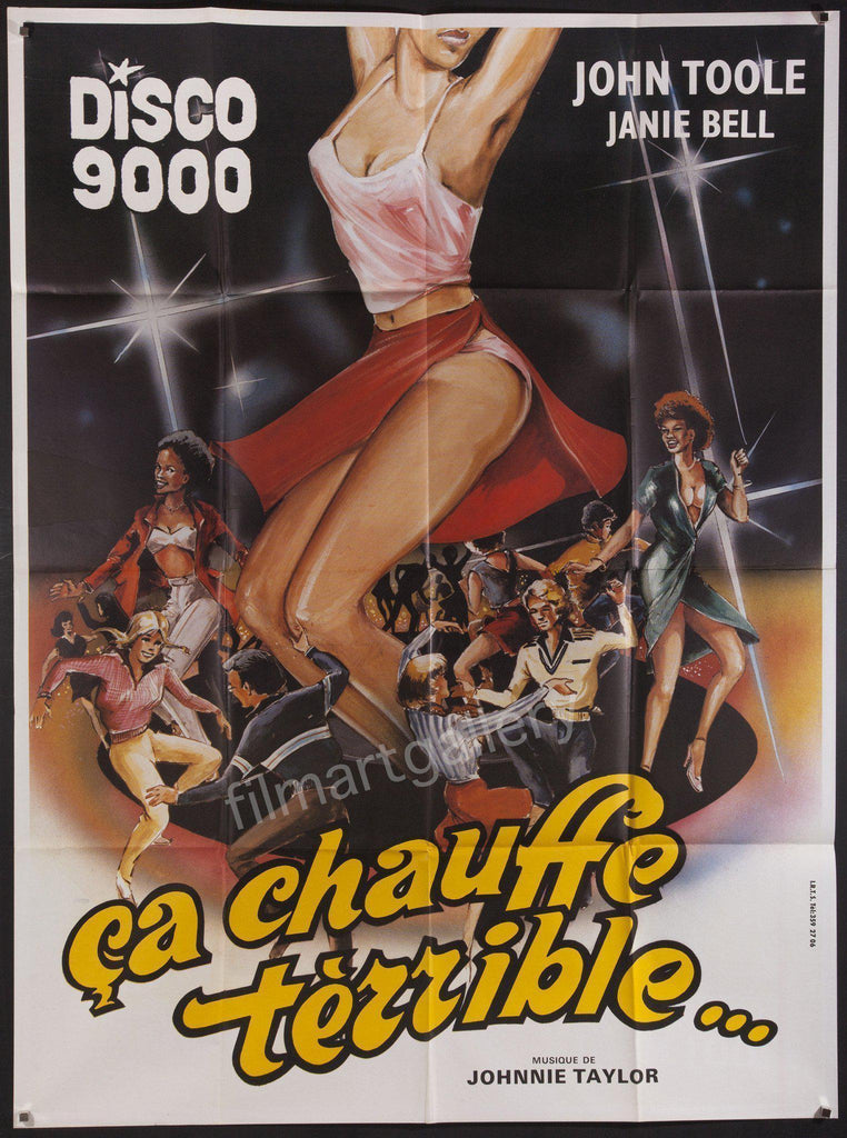 Disco 9000 (Black Disco) Original Vintage Movie Poster