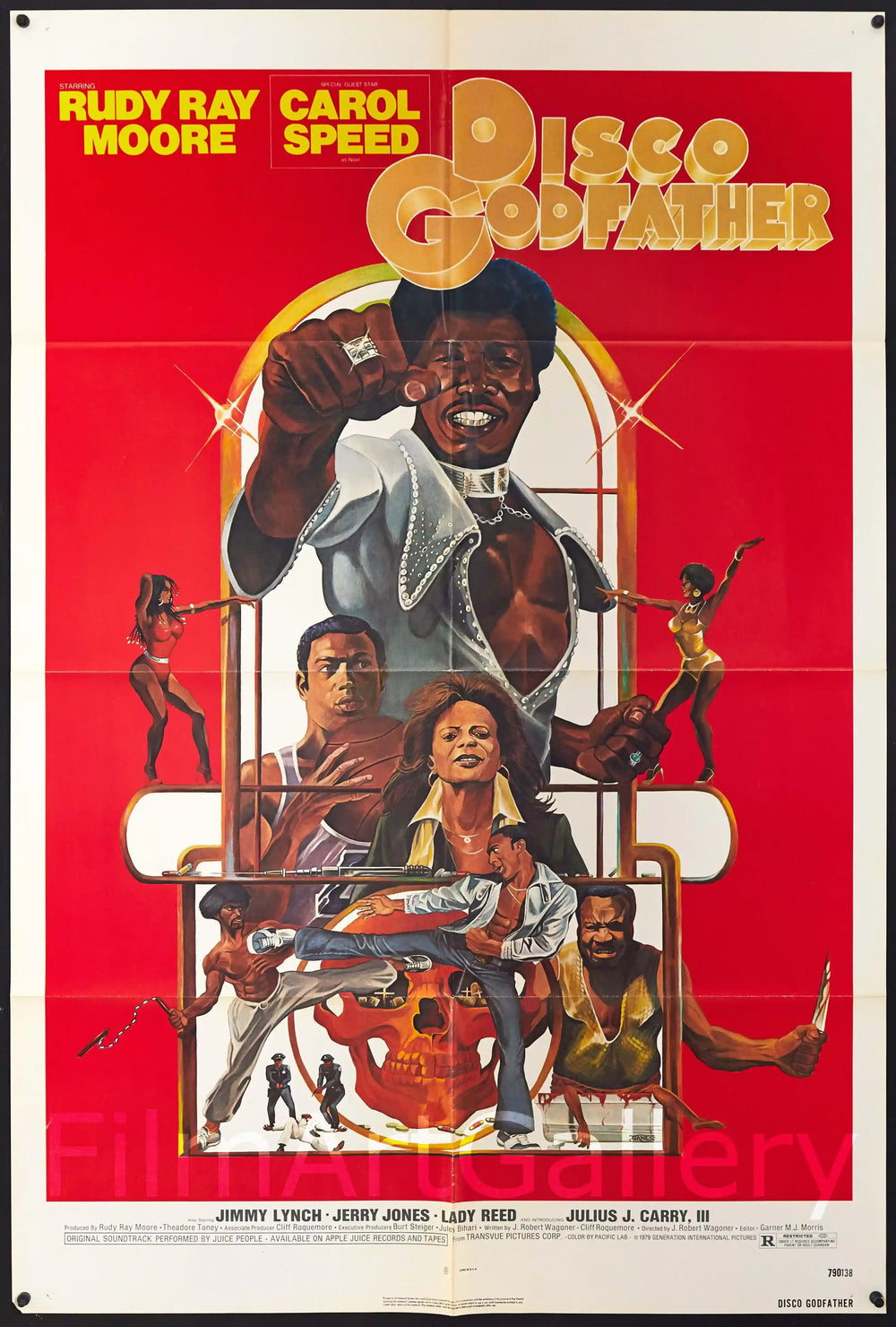 Disco Godfather Original Vintage Movie Poster