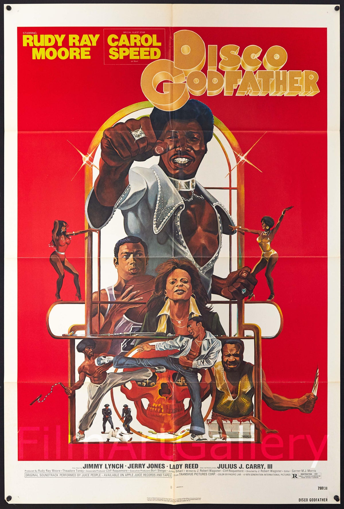 Disco Godfather Original Vintage Movie Poster