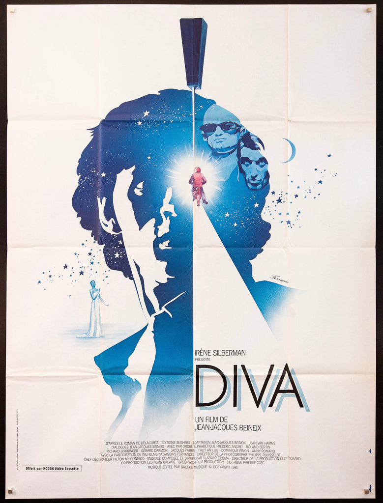 Diva French 1 panel (47x63) Original Vintage Movie Poster
