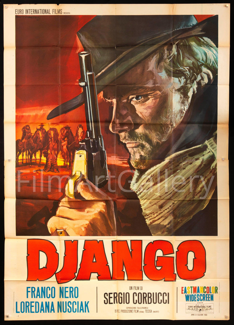 Django Italian 4 foglio (55x78) Original Vintage Movie Poster