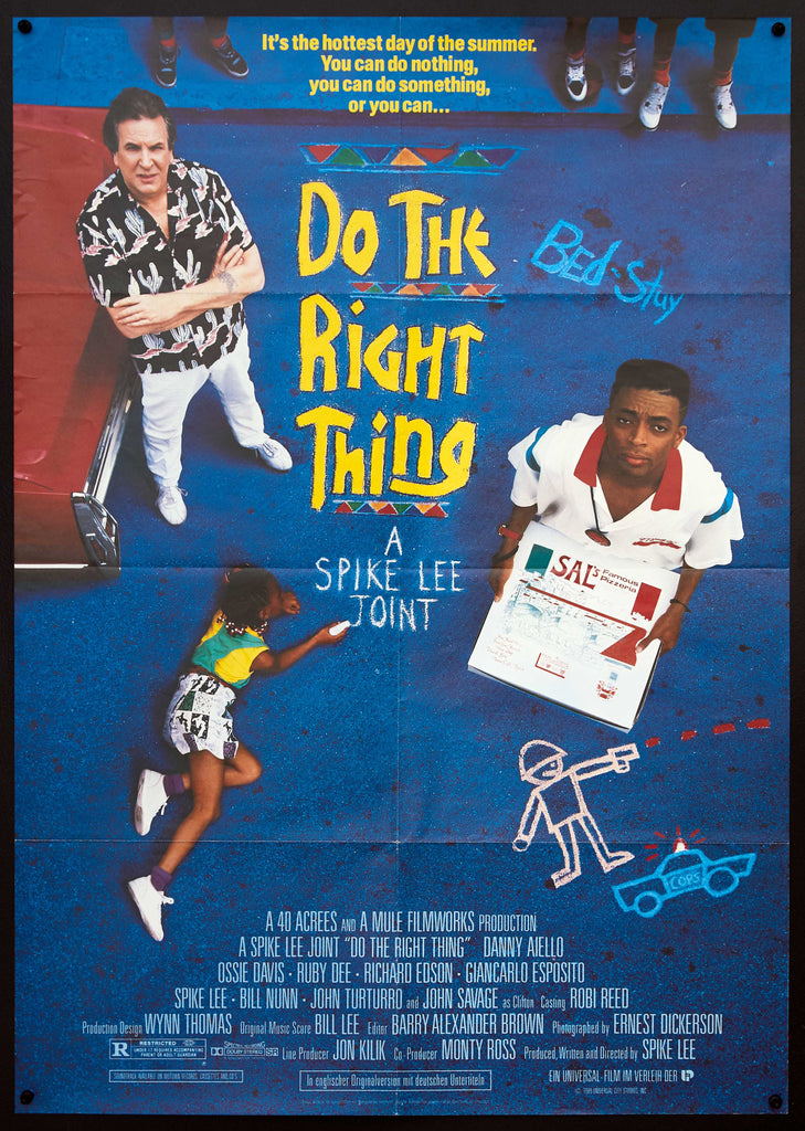 Do The Right Thing German A1 (23x33) Original Vintage Movie Poster