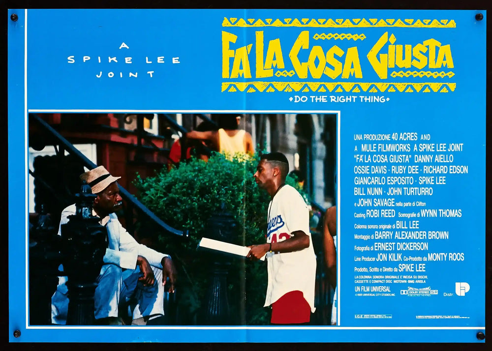 Do The Right Thing Original Vintage Movie Poster