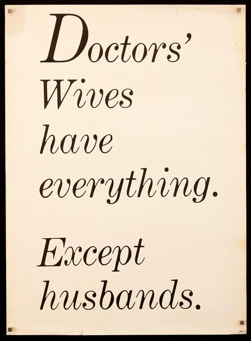 Doctors' Wives Original Vintage Movie Poster