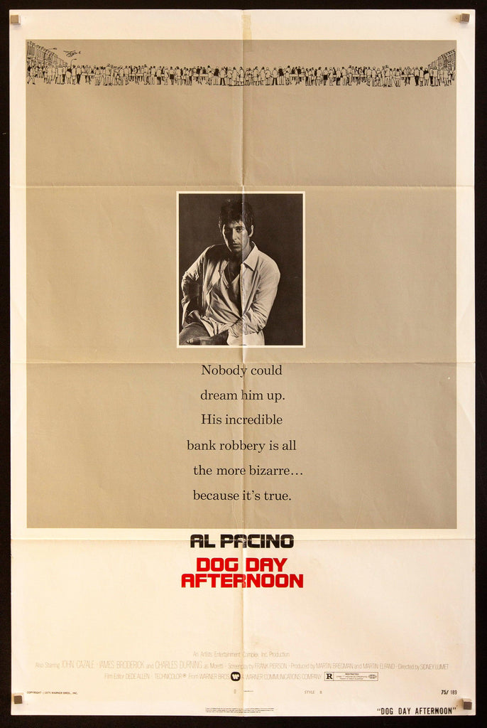 Dog Day Afternoon Original Vintage Movie Poster
