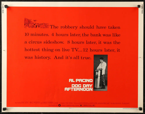 Dog Day Afternoon Original Vintage Movie Poster