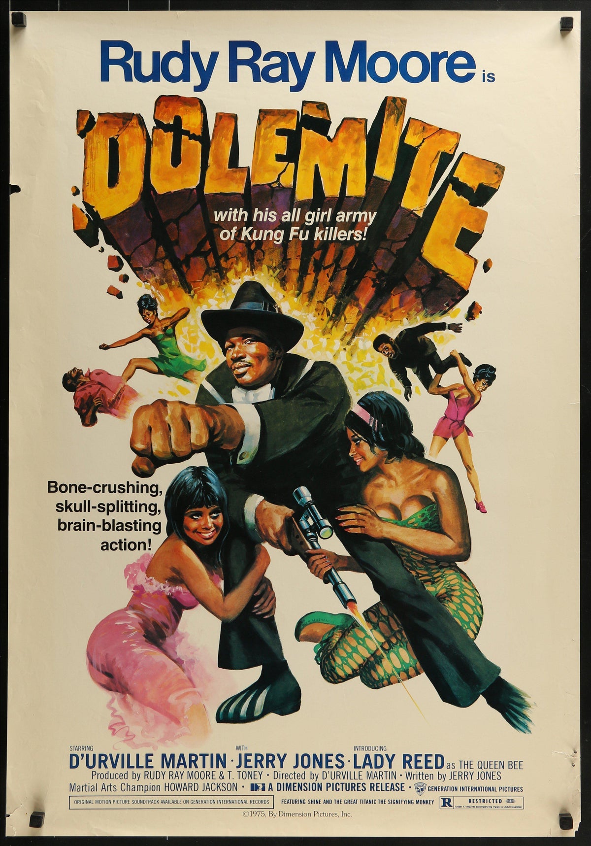 Dolemite Original Vintage Movie Poster
