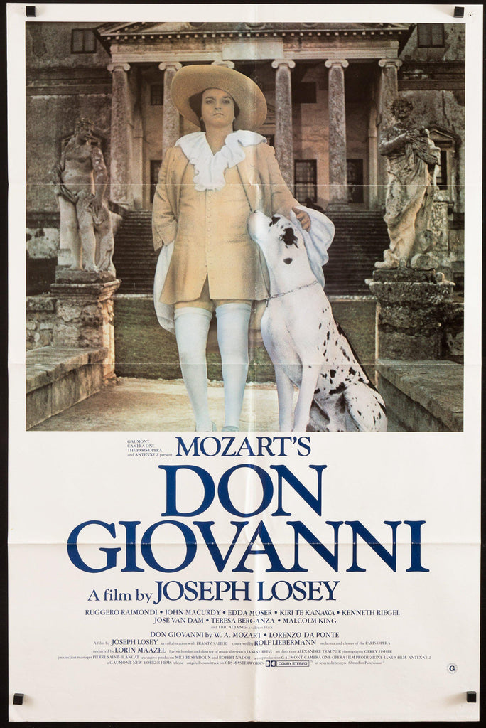 Don Giovanni Original Vintage Movie Poster