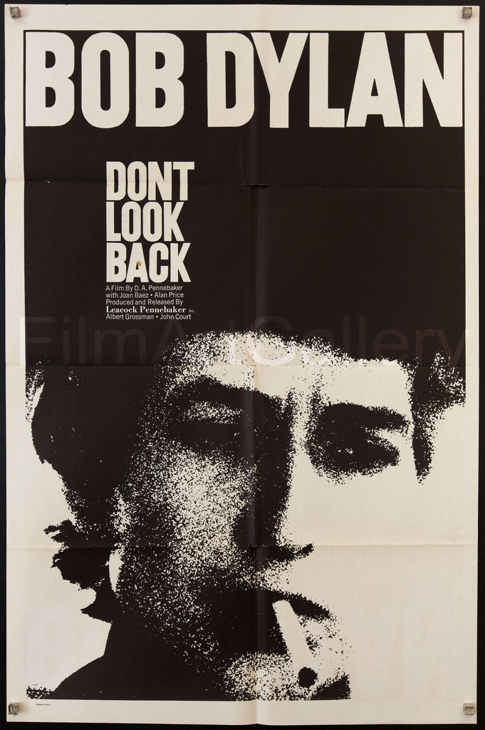 Don't Look Back 1 Sheet (27x41) Original Vintage Movie Poster