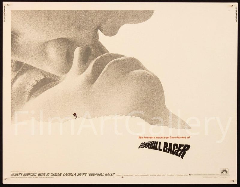 Downhill Racer Half Sheet (22x28) Original Vintage Movie Poster