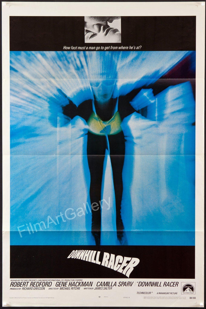 Downhill Racer Original Vintage Movie Poster