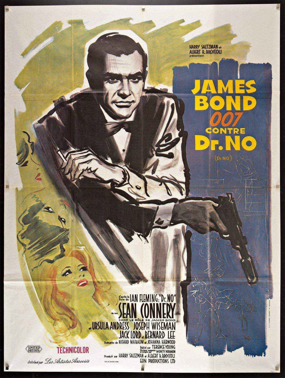 Dr. No Original Vintage Movie Poster