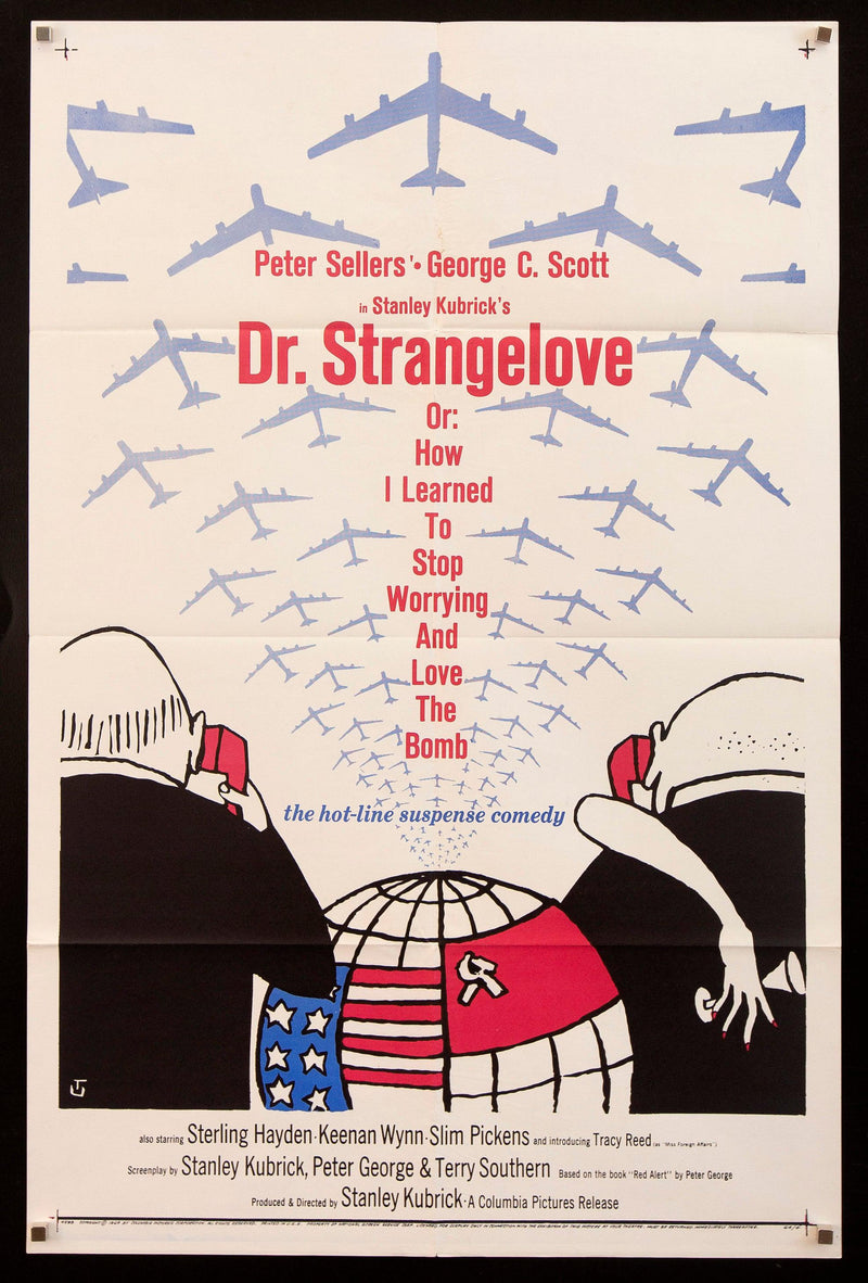 Dr. Strangelove 1 Sheet (27x41) Original Vintage Movie Poster