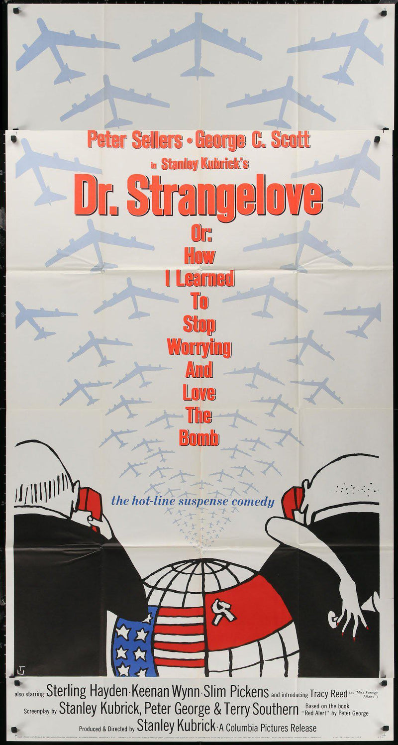 Dr. Strangelove 3 Sheet (41x81) Original Vintage Movie Poster