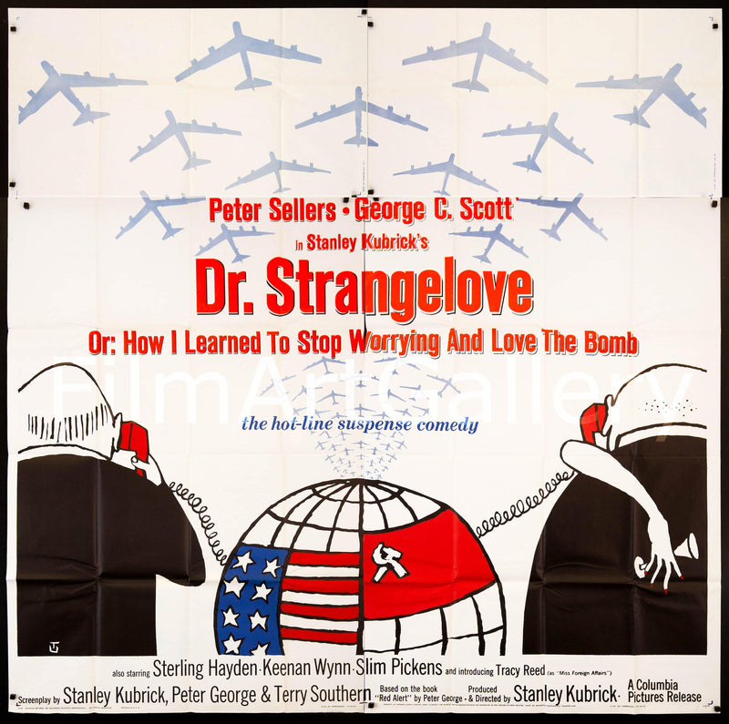 Dr. Strangelove 6 Sheet (81x81) Original Vintage Movie Poster