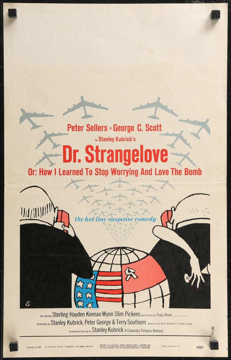 Dr. Strangelove Window Card (14x22) Original Vintage Movie Poster