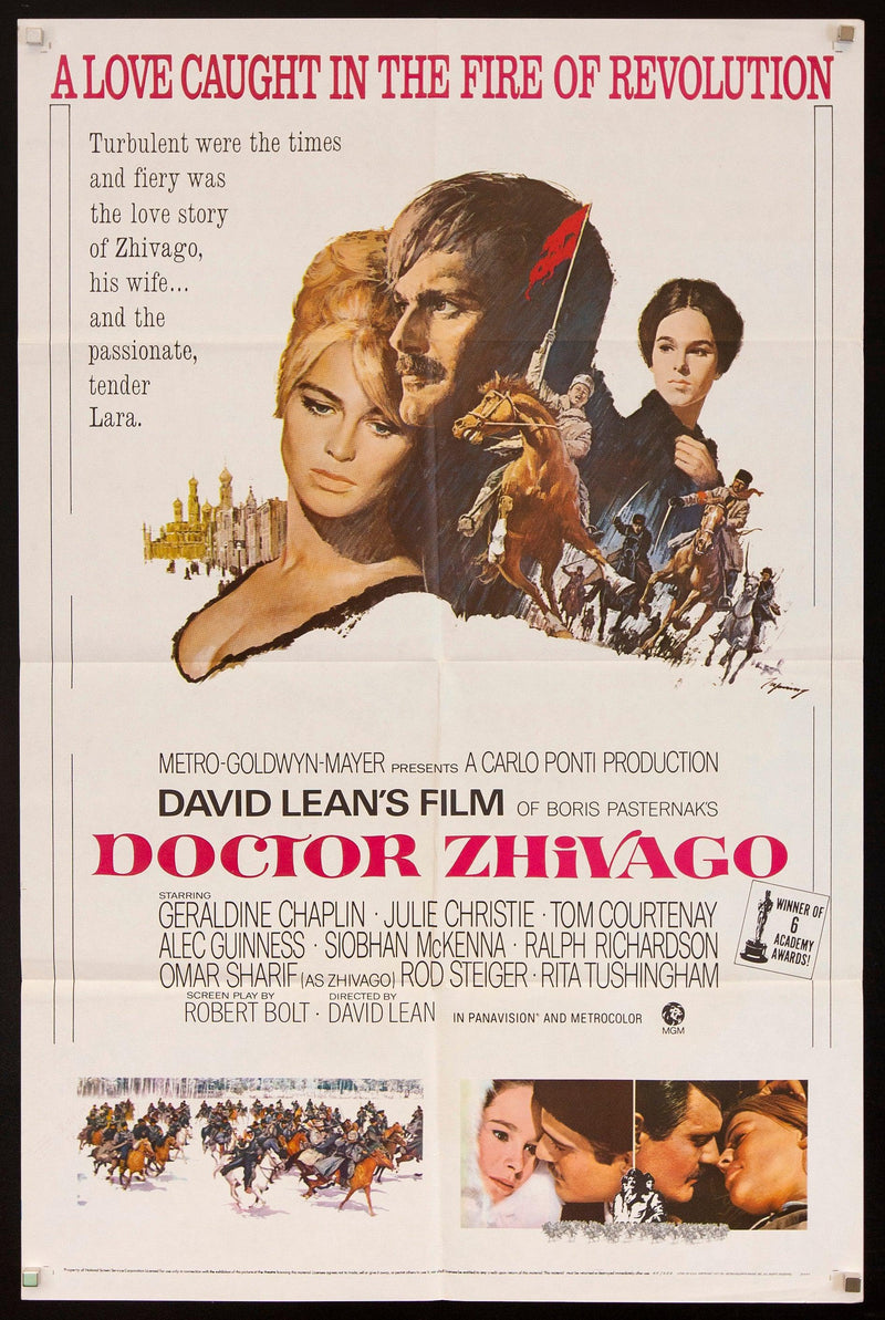 Dr. Zhivago 1 Sheet (27x41) Original Vintage Movie Poster