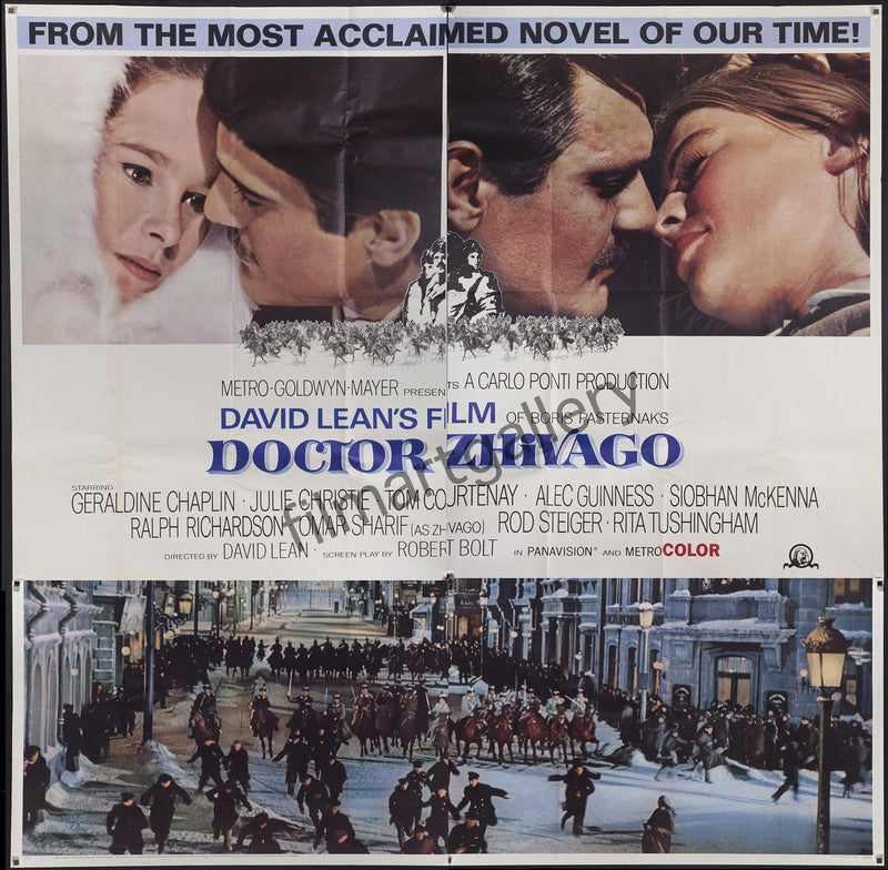 Dr. Zhivago 6 Sheet (81x81) Original Vintage Movie Poster