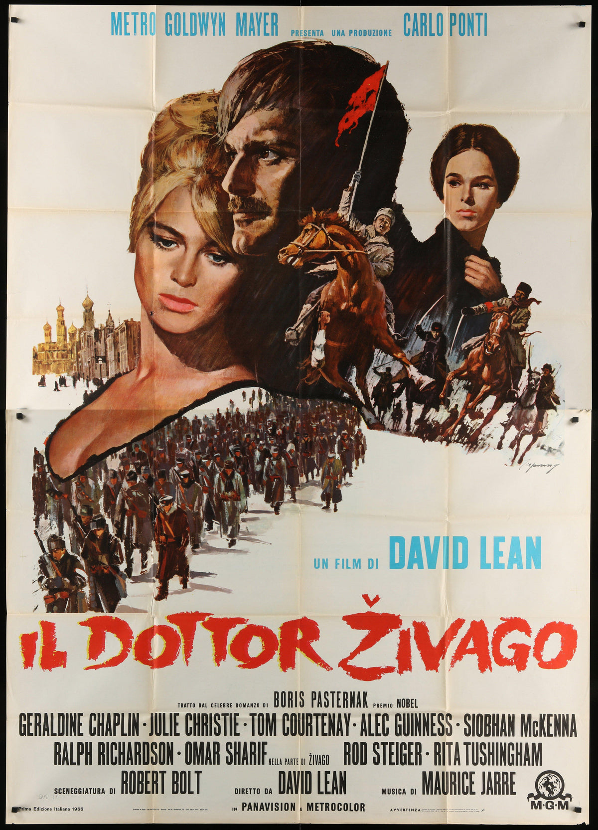 Dr. Zhivago Italian 4 foglio (55x78) Original Vintage Movie Poster