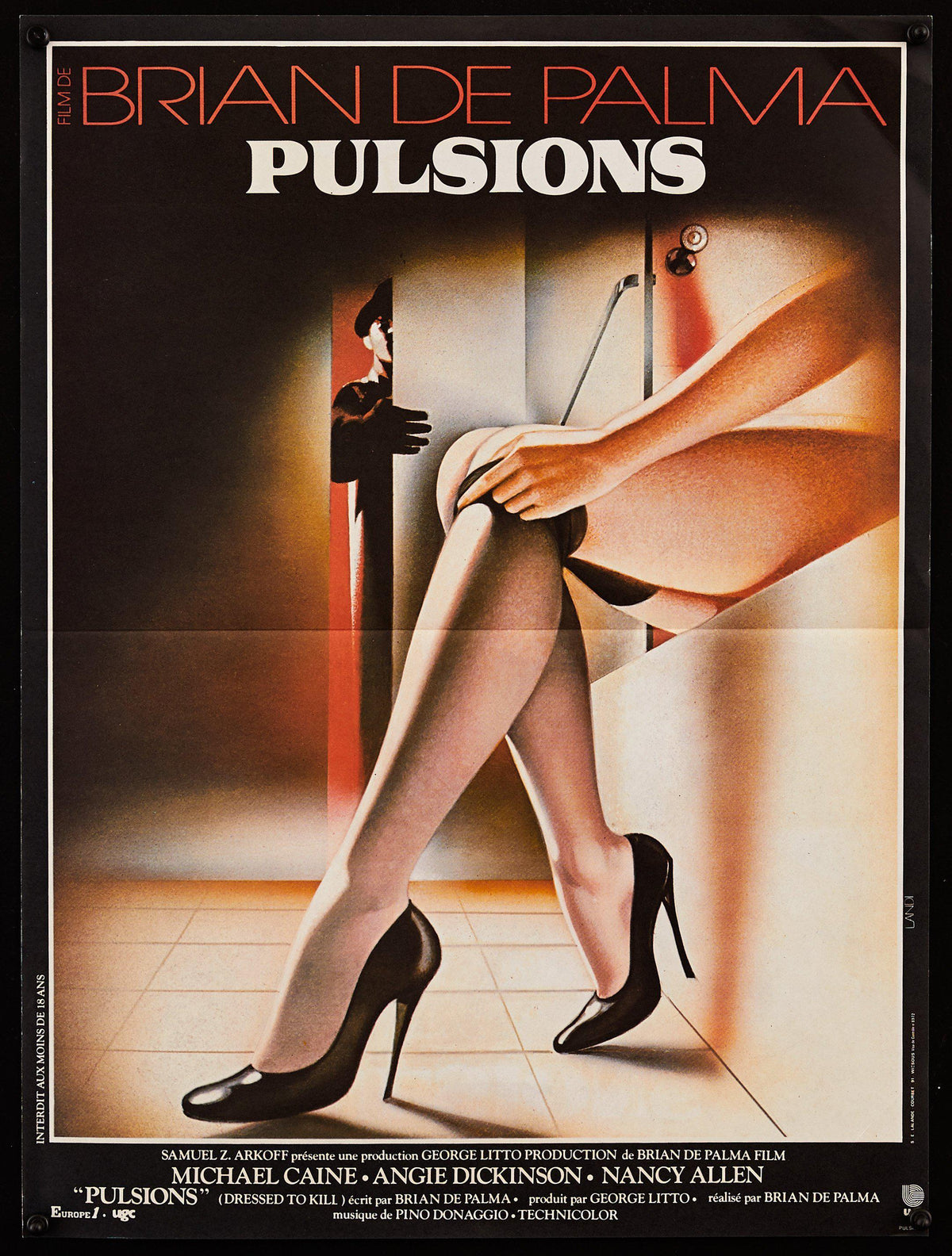 Dressed To Kill Original Vintage Movie Poster