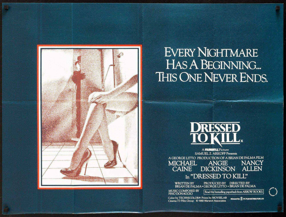 Dressed To Kill Original Vintage Movie Poster