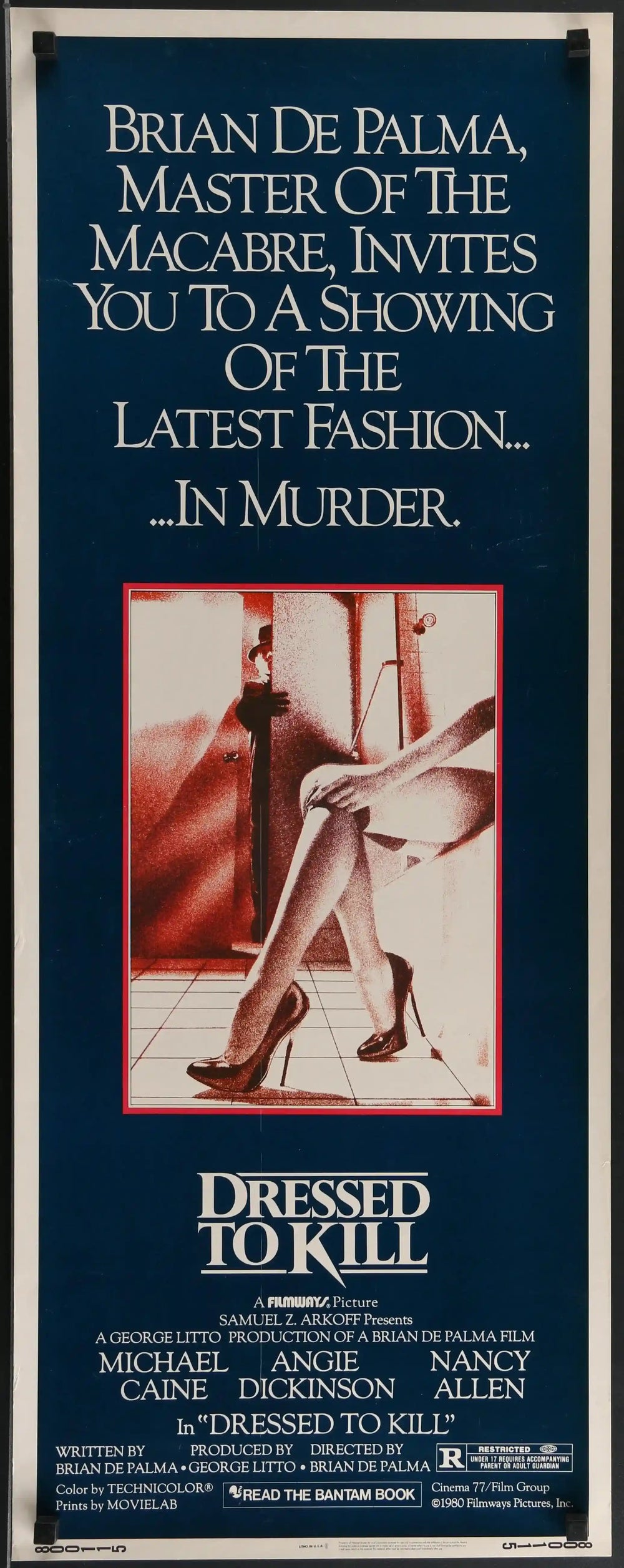 Dressed to Kill Original Vintage Movie Poster