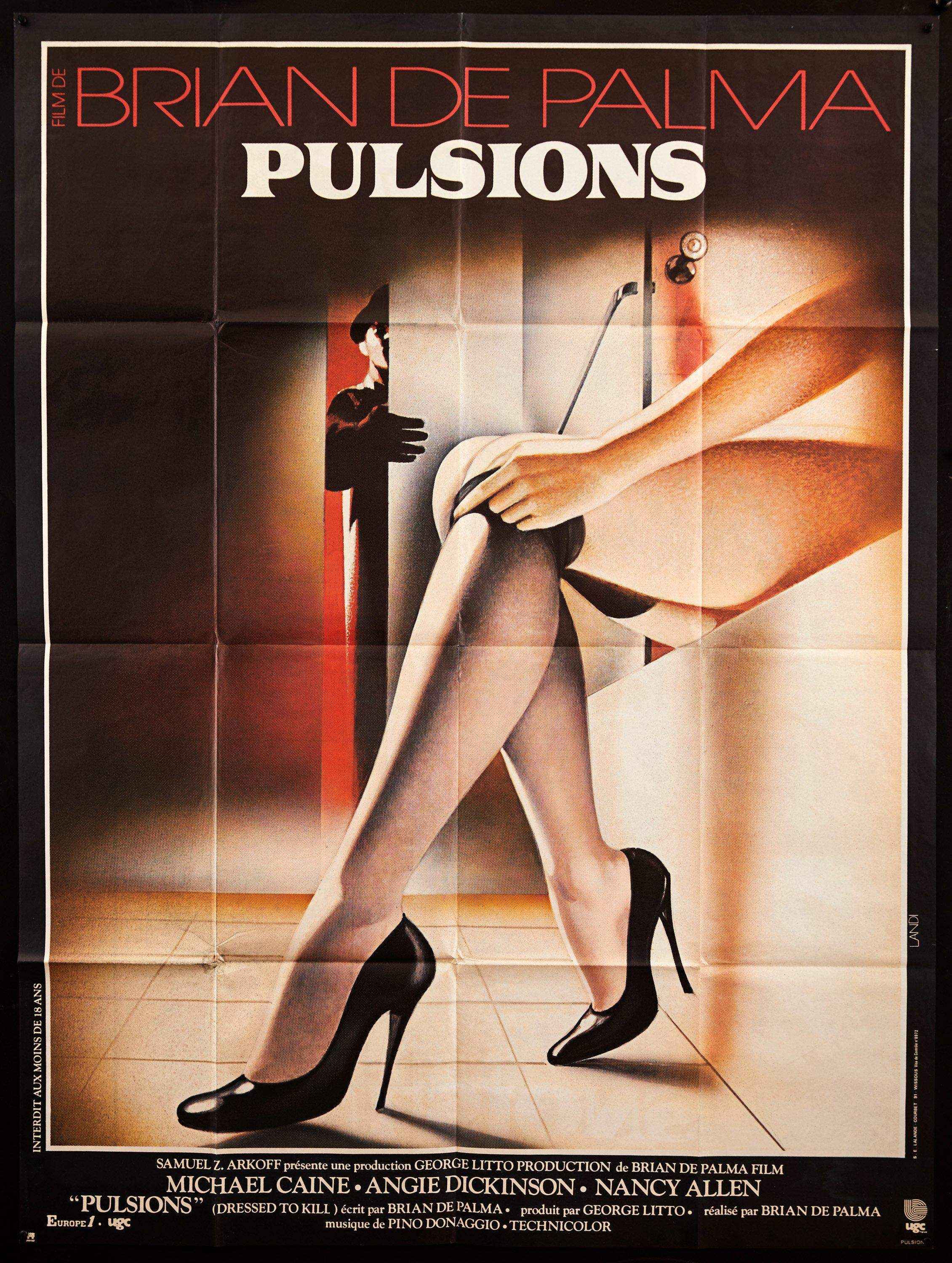 Dressed to Kill Movie Poster 1980 French 1 panel (47x63) Dressed to Kill Movie Poster 1980 French 1 panel (47x63)