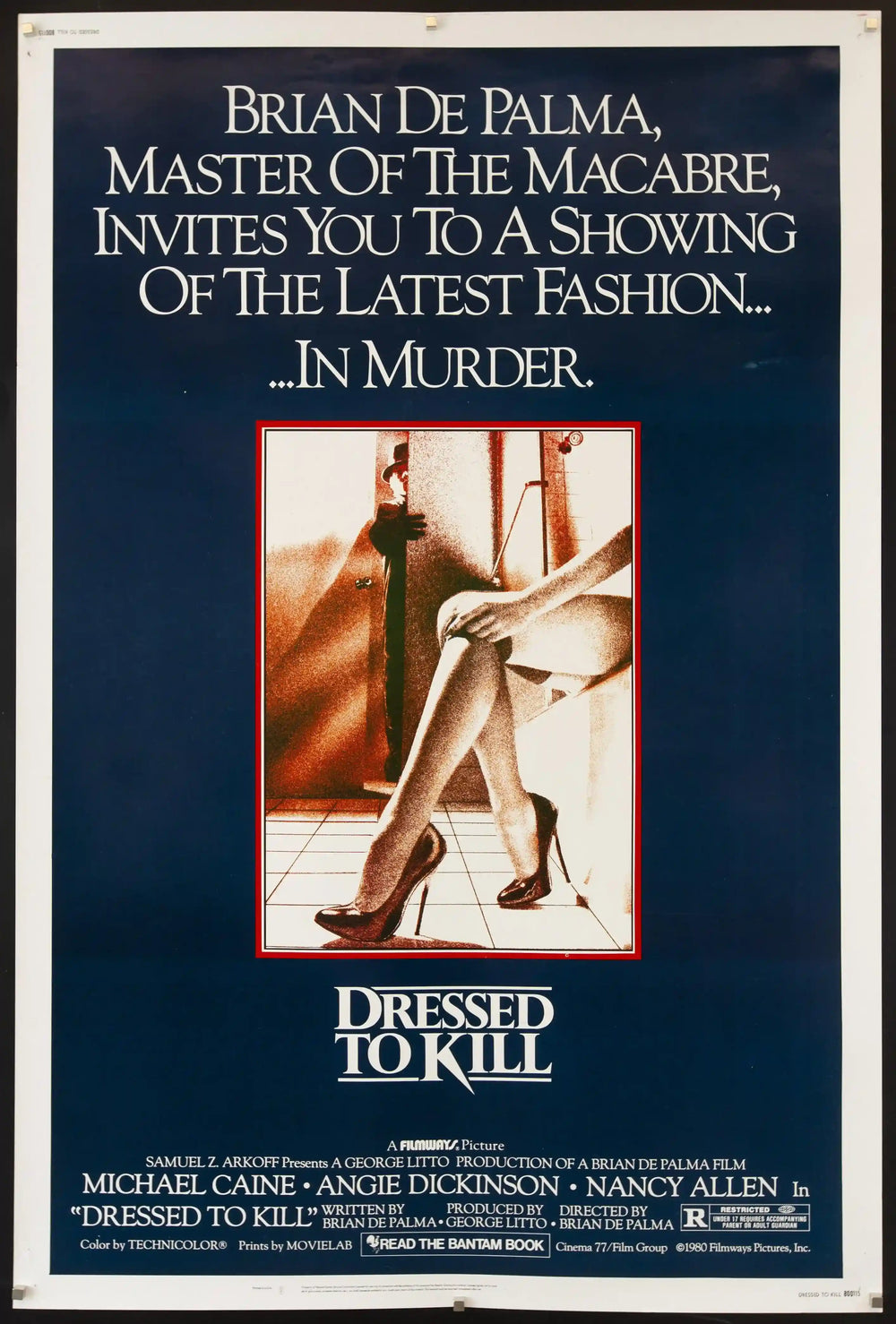 Dressed to Kill Original Vintage Movie Poster