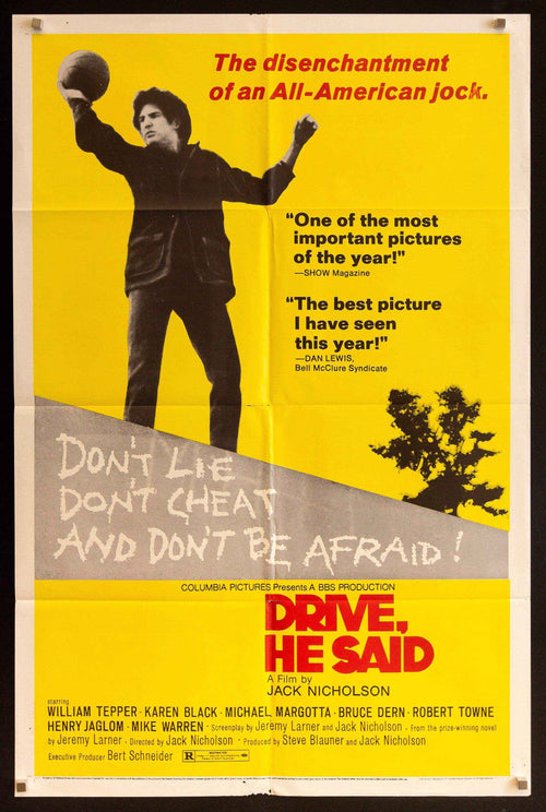 Drive, He Said Original Vintage Movie Poster