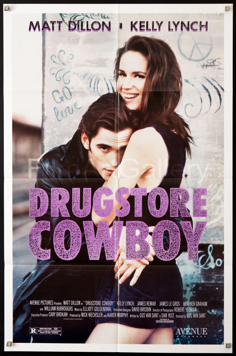 Drugstore Cowboy 1 Sheet (27x41) Original Vintage Movie Poster