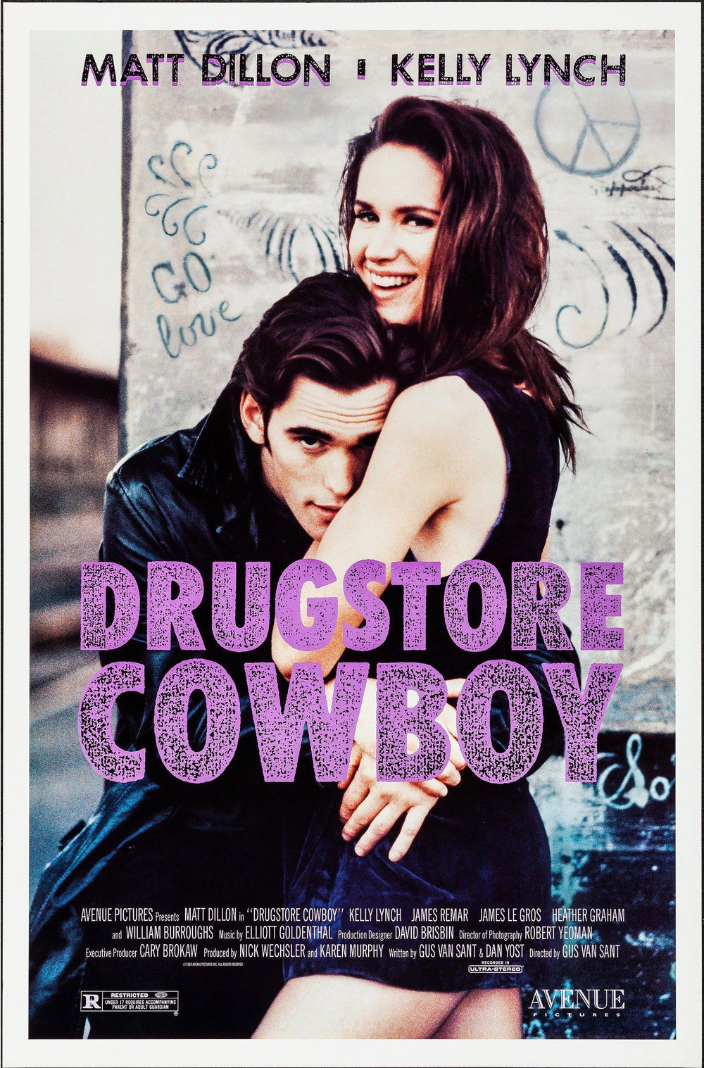 Drugstore Cowboy Original Vintage Movie Poster