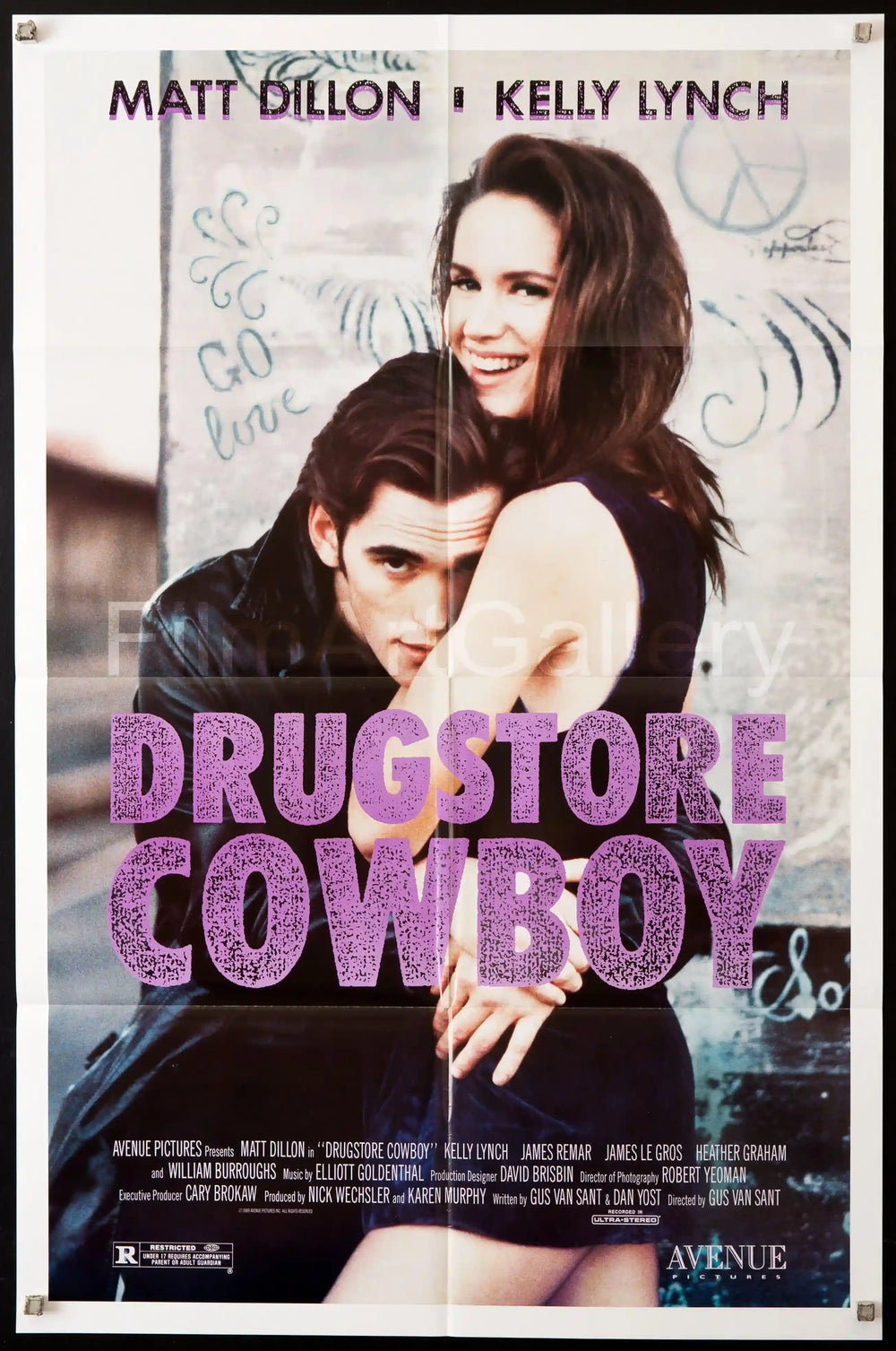 Drugstore Cowboy Original Vintage Movie Poster