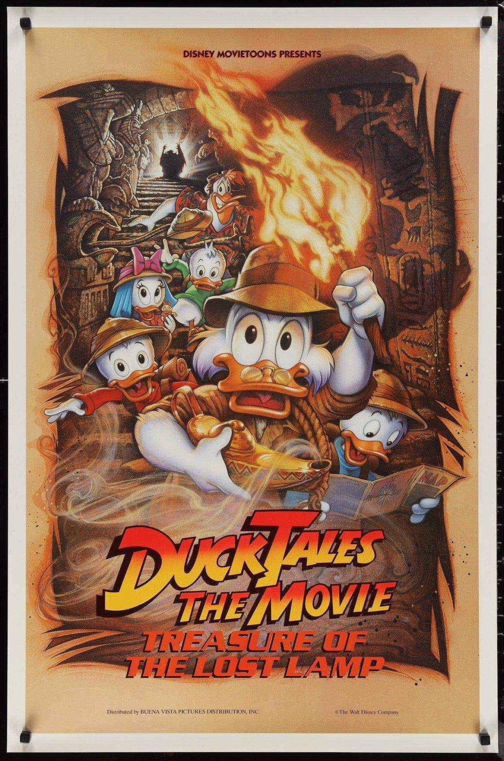 DuckTales the Movie: Treasure of the Lost Lamp Original Vintage Movie Poster