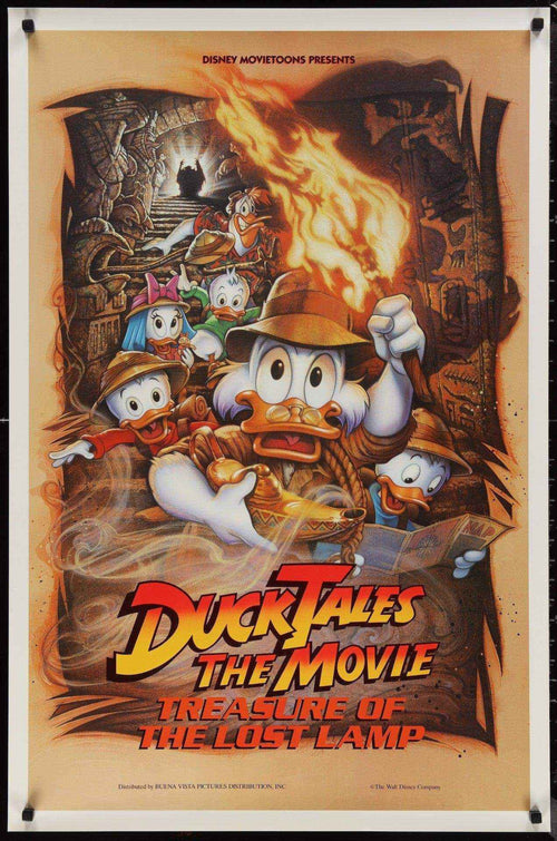 DuckTales the Movie: Treasure of the Lost Lamp Original Vintage Movie Poster